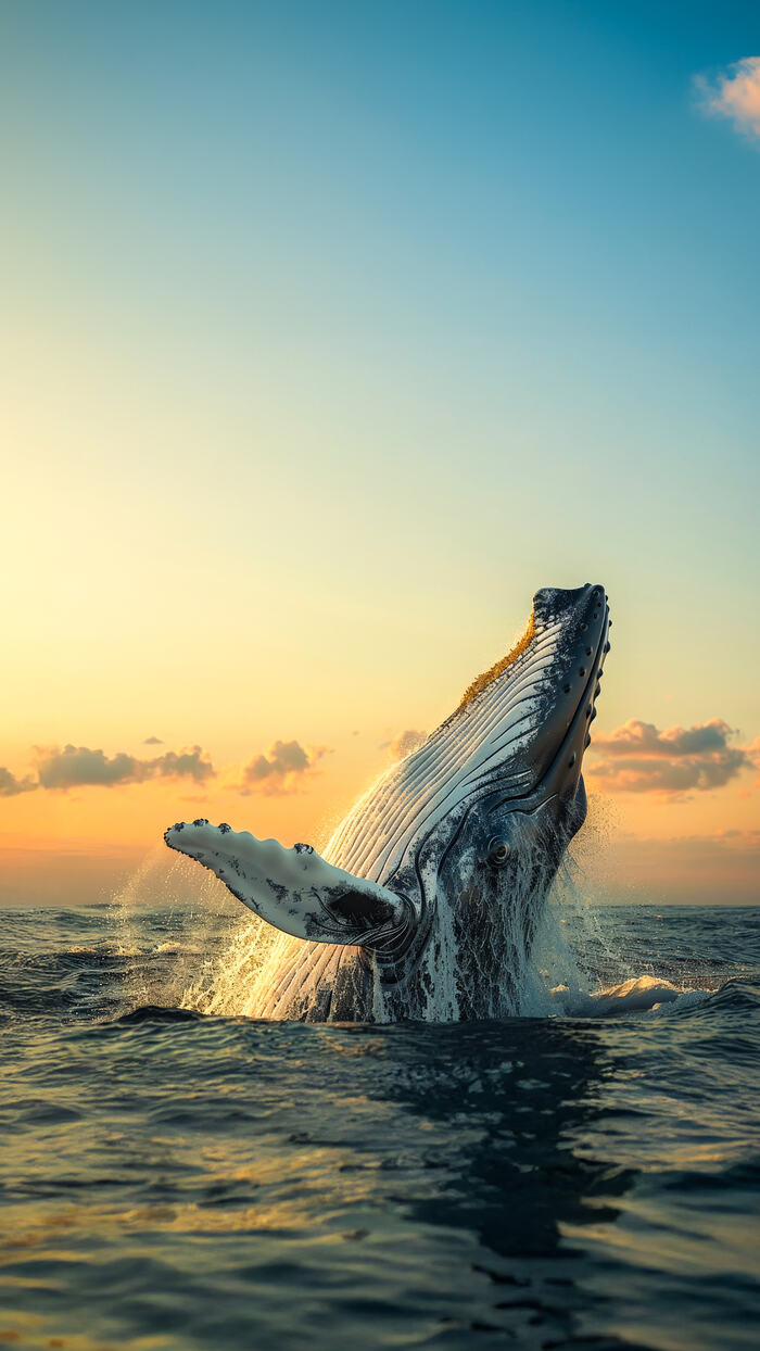 Humpback whale in the Gulf of Panama